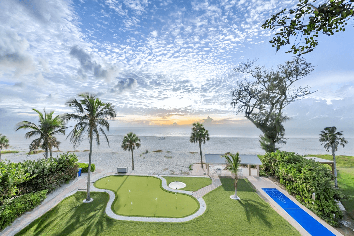 Longboat Key Beach front view